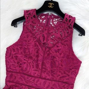 ❌SOLD❌ NWT Adelyn Rae Lace Crochet Dress Fit and Flare L